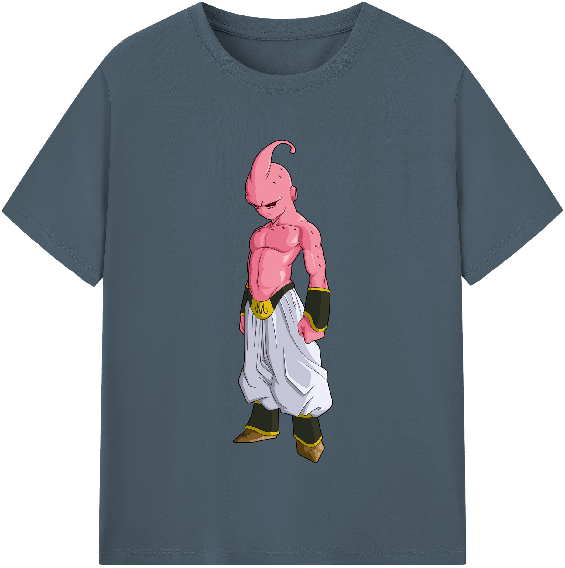 （画像用） ドラゴンボール 魔人ブウ DRAGON BALL Majin Buu 綿100％半袖Tシャツ（フロントプリント）